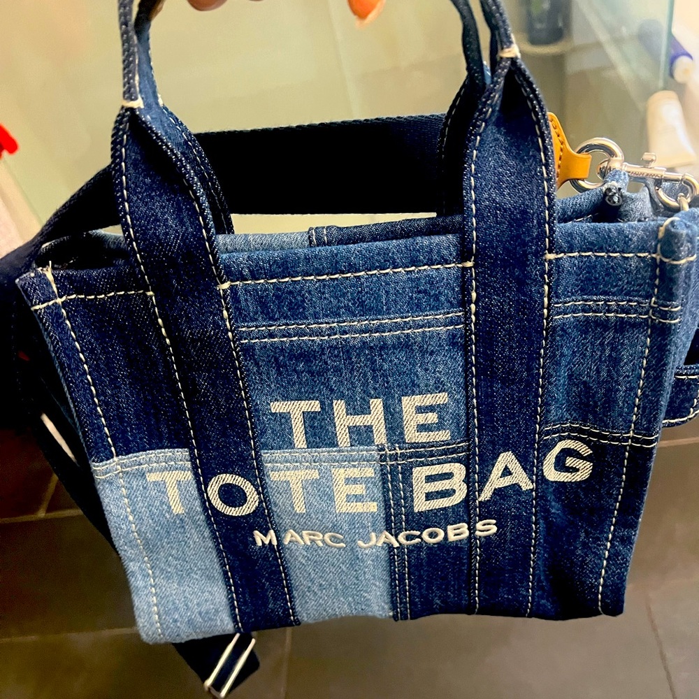 Marc Jacob’s mini denim tote sold out everywhere